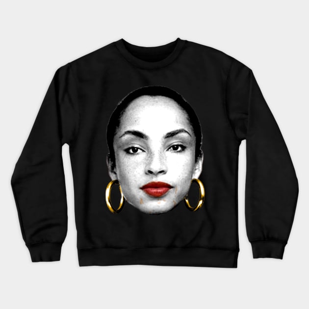 Sade Black White Crewneck Sweatshirt by Legacy BG